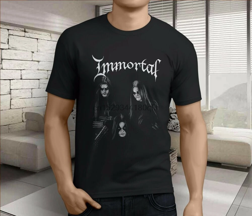 Immortal Metal Rock Band Music Mens 