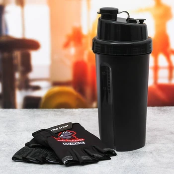 

Set for training "Go hard": shaker 600 ml, gloves 10 × 15 cm