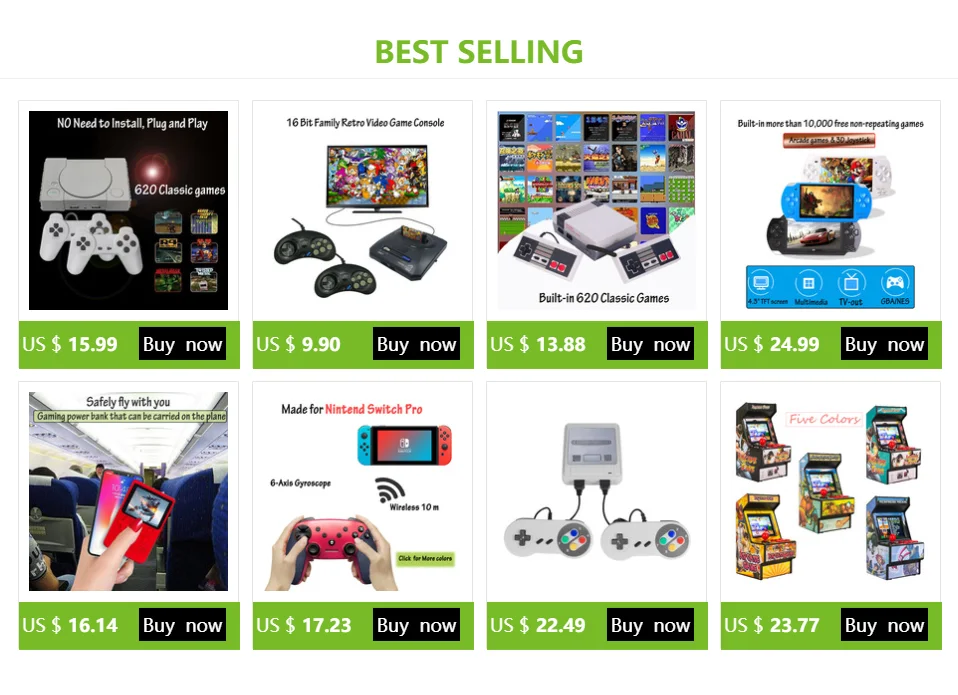 Built-in 400 in 1 Classic Games  +Power Bank Retro Portable Mini Video Game Console 8 Bit Pocket Handheld Game Player Best Gift