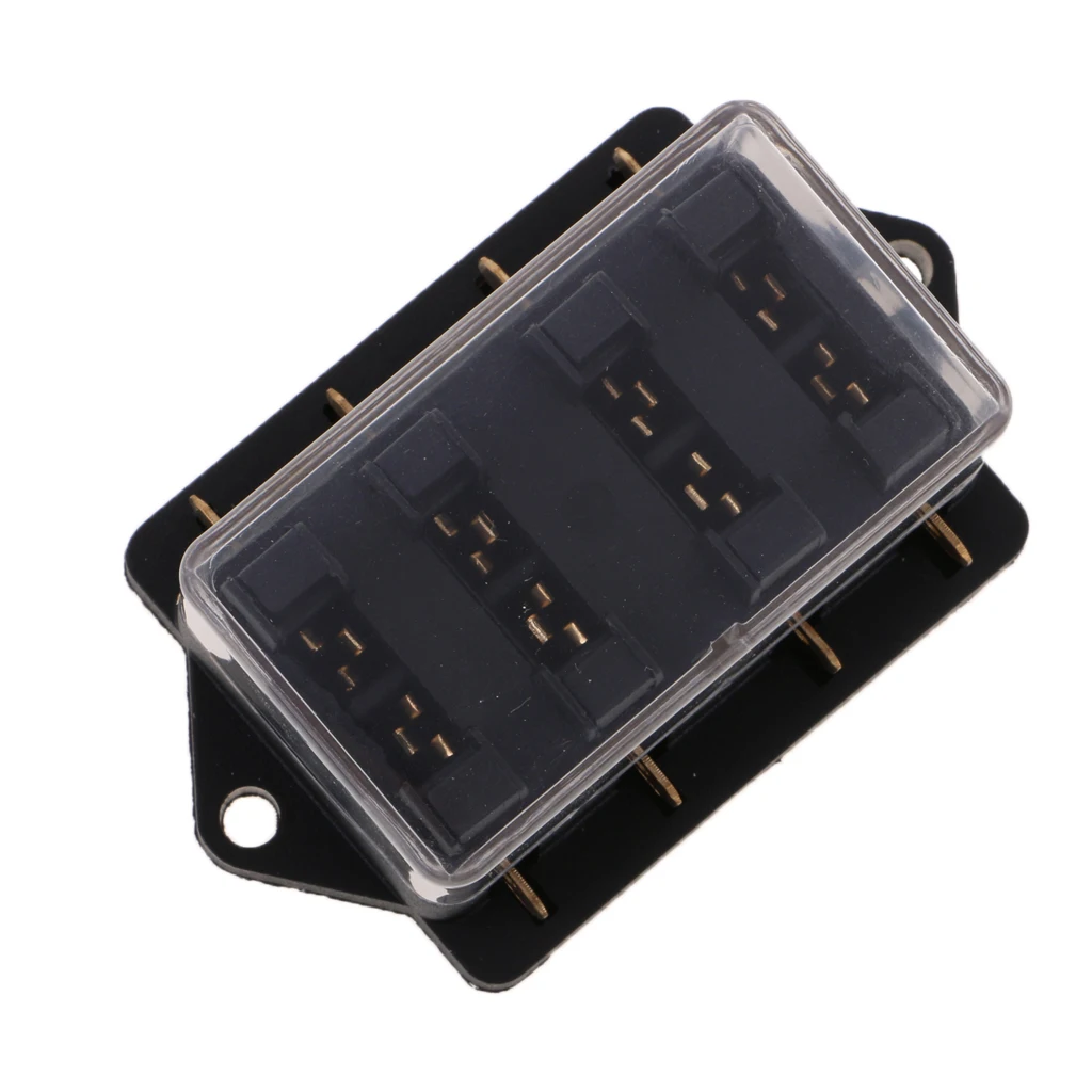DC 12V 24V 32V Circuit ATC, ATO Blade Fuse Box Block Fuse Holder 4-Way