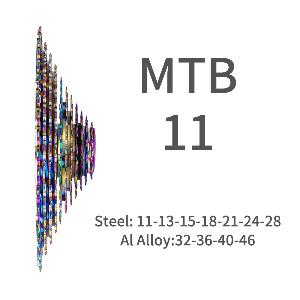 ZTTO 11 скоростная велосипедная кассета 11-46 т цветной велосипедный маховик гоночная версия Расширительная маховик звездочка