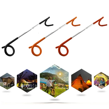 

Outdoor Camping Equipment Multi-Function Hook Metal Tent Light Double Head Pig Tail S-Shape Rack Two-Way Universal Hanging Hook