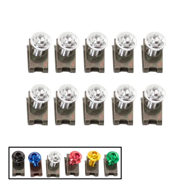 

6MM Motorcycle Accessories Fairing Body Work Bolts For BMW Kawasaki Yamaha Suzuki GSXR GSX-R 600 750 1000 K1 K2 K3 K4 K5 K6