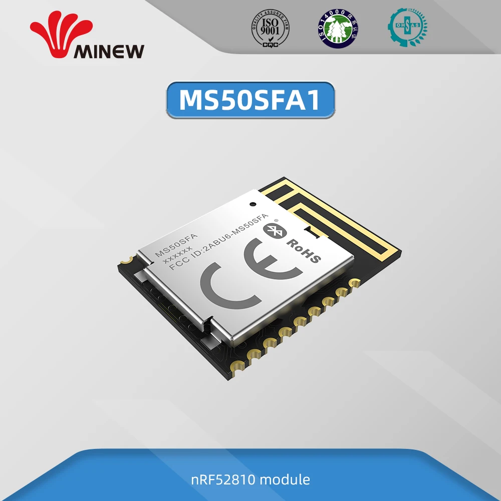 FCC Сертифицированный CE nRF52810 модуль Bluetooth BLE 5 0 Модуль UART|Детали устройств связи| |