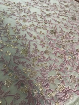 

Nigerian Lace Fabric good looking embroidered tull net lace fabric SYJ-9992 for bridal dress