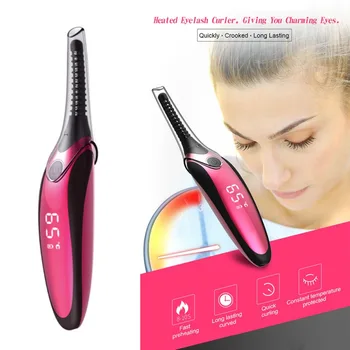 

Electric Eye Lash Curling Enhancer Eyelash Curler Portable Heated Curling Eyelash Curler Longer Thicker Makeup Tool Hot Sale