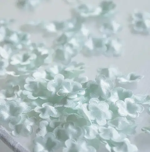 100 шт 23 цвета розовый DIY ручной работы 3D цветок свадебное платье ингредиенты пирографический Eugen пряжа головные уборы материалы RS338 - Цвет: Water blue