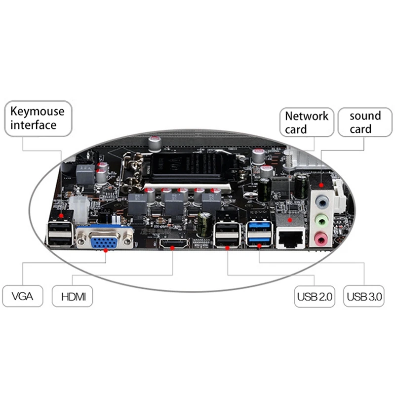 Материнская плата Lga 1155 B75 P8B75-M P8B75M/Csm разъем Sata Iii 4 X Ddr3 32Gb Usb3.0 P8B75-M/Csm