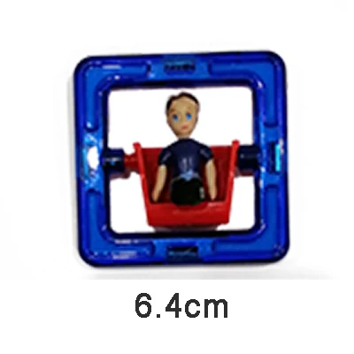 1pcs Magnetic DIY building blocks parts construction toys for toddlers Designer magnetic toys Magnet model building toys boy
