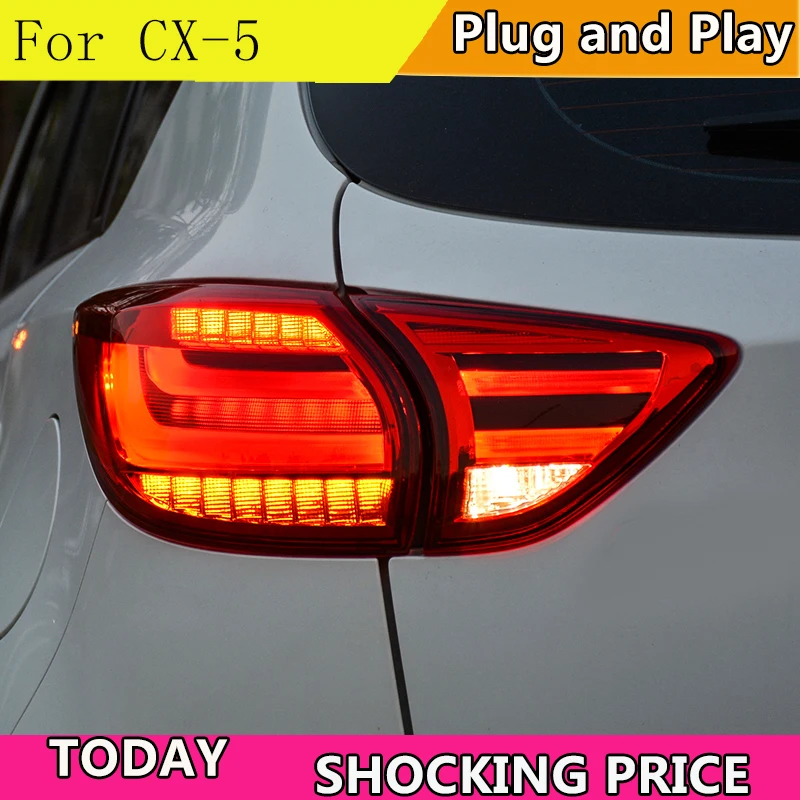 Автомобиль Стайлинг для Mazda CX-5 CX5 2013 3014 задний свет светодиодные задние фонари