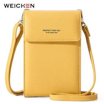 

WEICHEN Mini Women shoulder Bags Female Phone Wallet Women Messenger Bag Brand Designer Small Crossbody Bag Ladies Wallet Purse