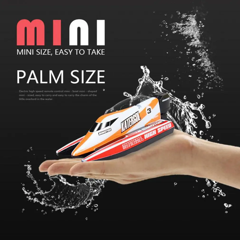 3312M F1 2.4GHz RC Boat 4 CH High Speed Mini Racing Boat Drop Bruise Rechargeable Powerful Speedboat Children Toys best gifts