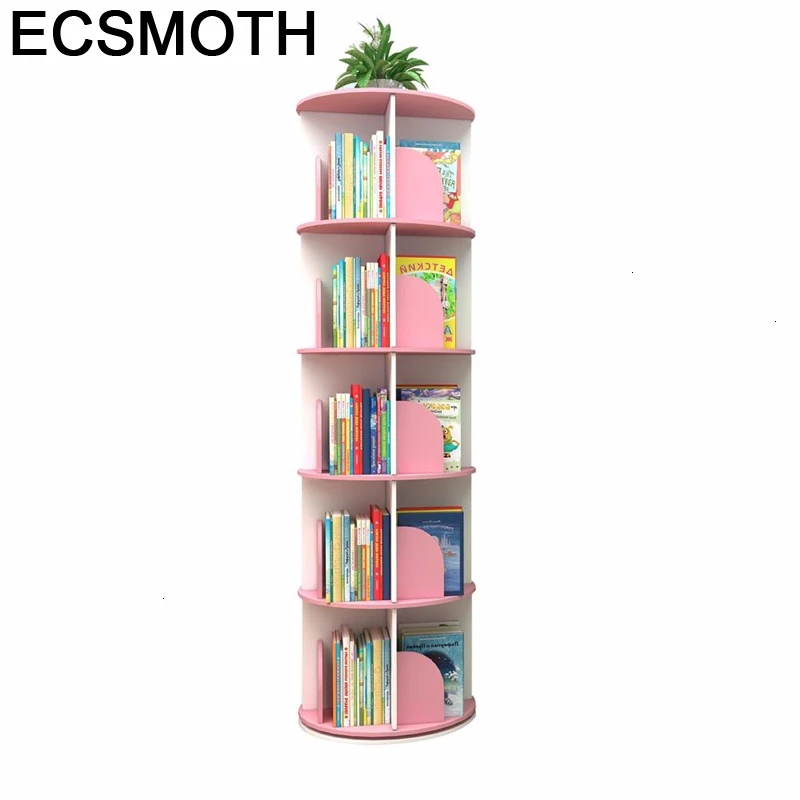 

Boekenkast Industrial Decor Estanteria Legno Rotate Rotatable Librero Home Furniture Libreria Scaffale Modern Book Shelf Case