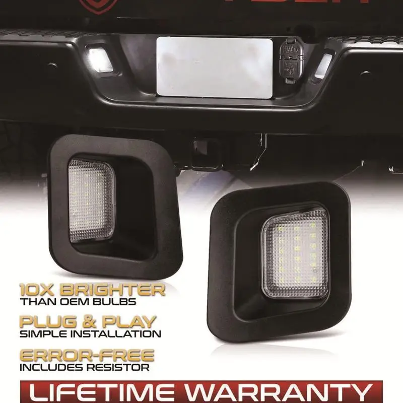 1 пара светодиодный светильник для номерного знака автомобиля s для Dodge Illumination 2500 3500 Белый ram 1500 светильник для номерного знака авто 2003-20 I5L9