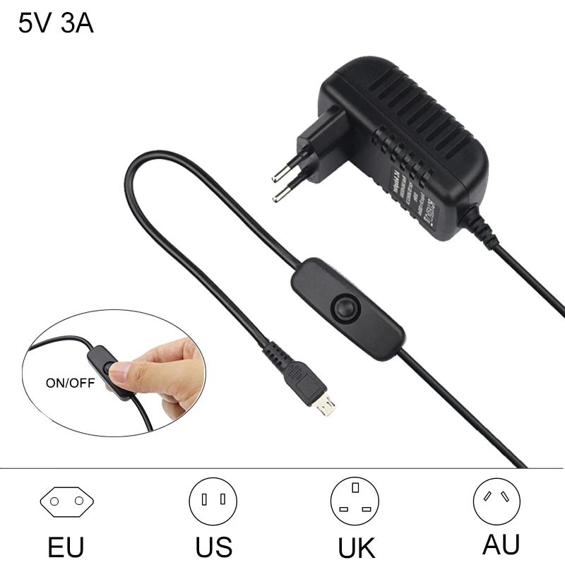  Raspberry Pi 3 Model B+ 3.5 inch Touchscreen LCD + ABS Case + 32GB SD Card + 3A Power Adapter + Hea