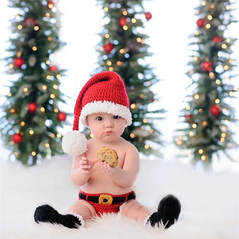 New creative Christmas baby clothes infant clothes handmade handmade newborn photography props