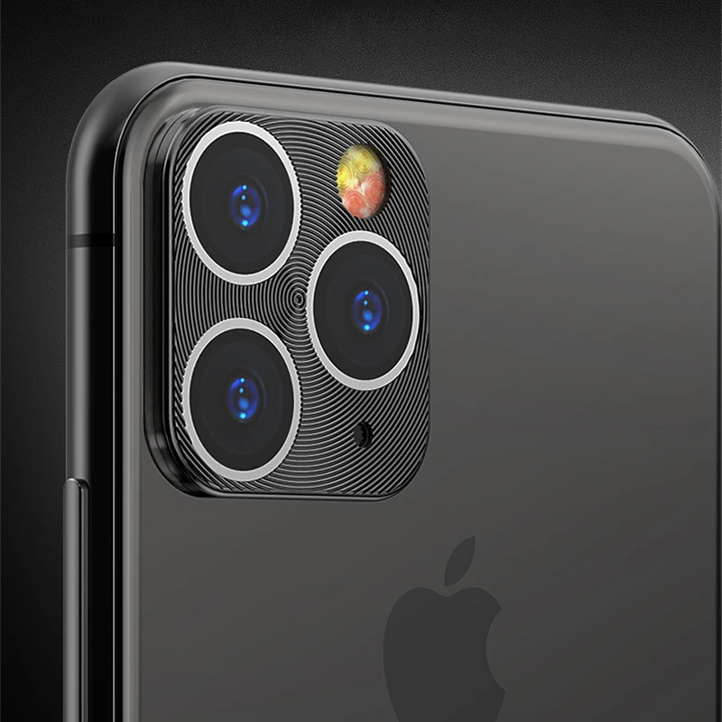 10 шт. металлическая защита объектива камеры защитный чехол для iphone 11 Pro X Xs Max XR 8 7 6s Plus Защитная крышка объектива для iphone 11