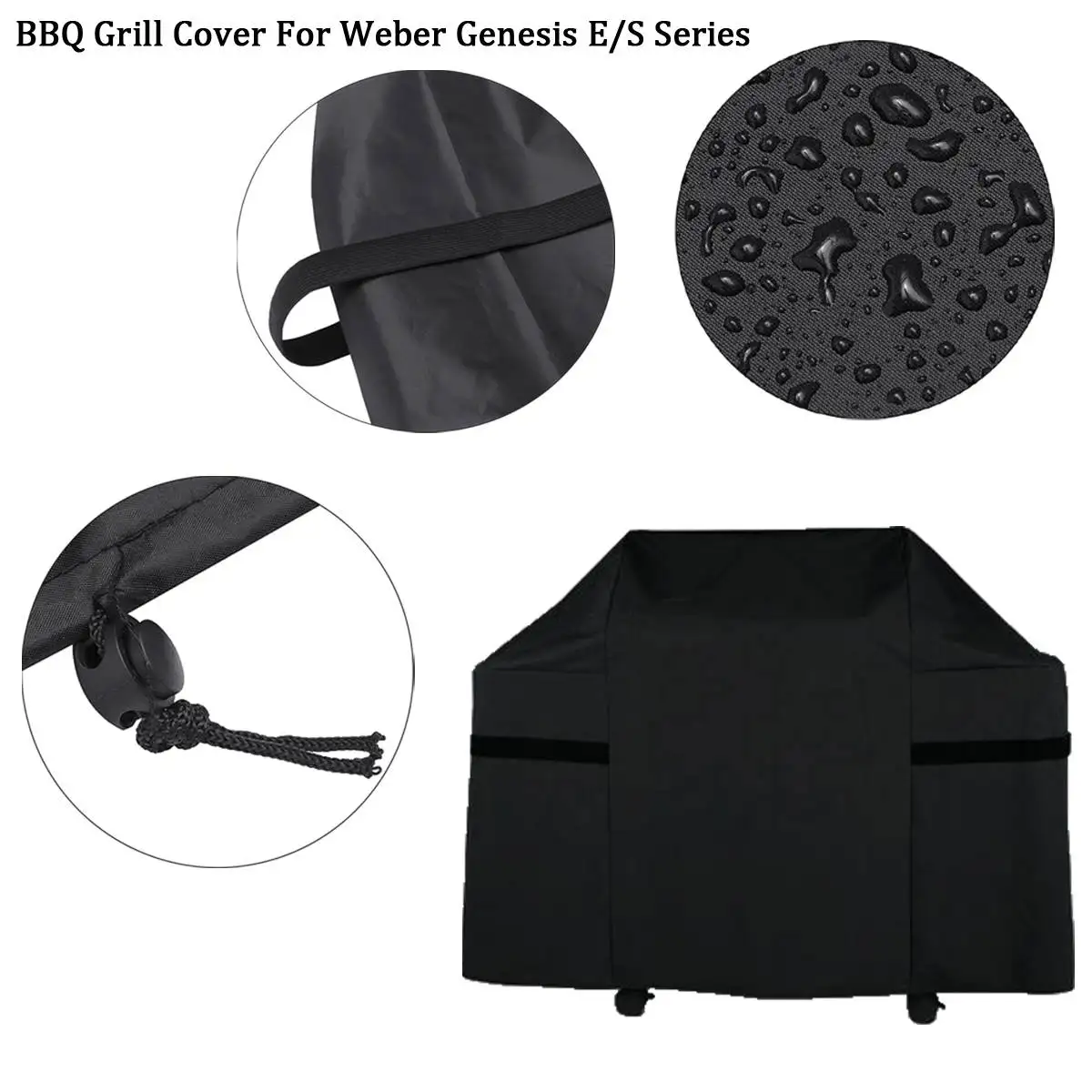 153x76x112cm outdoor waterproof polyester barbecue grill replacement Weber Genesis E/S series heavy duty grill