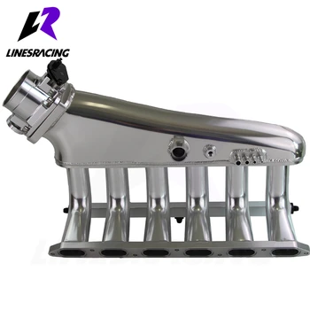 

Billet Intake Manifold w/ Fuel Rail+Throttle Body Fits For BMW E36 E46 325i 328i 323i Silver