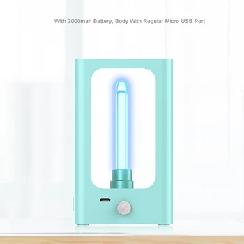 

2.5W UVC Lamp Sterilizer Radar Sensor Ultraviolet Lamp UV Sterilizer Germicidal Lamp Portable UV Disinfection Lamp Quartz Lamps