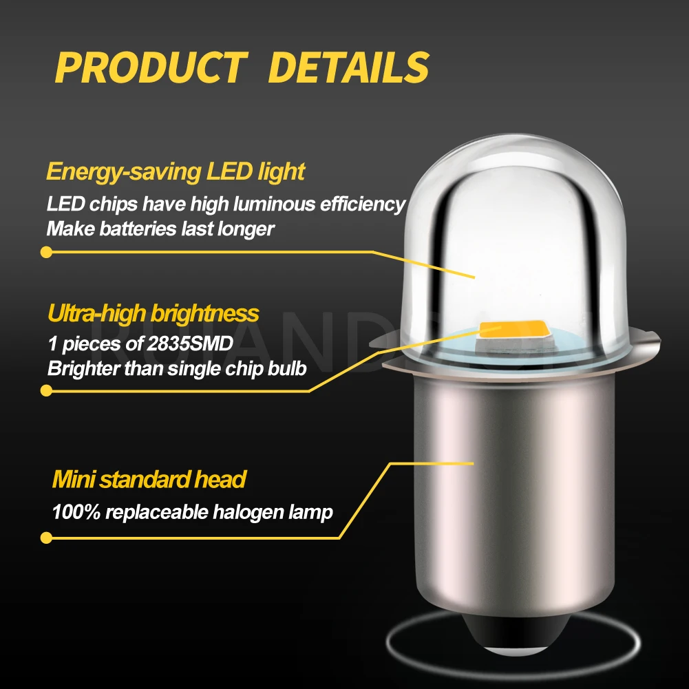 รูปสินค้า หลอดไฟ LED ขนาดเล็ก สำหรับไฟฉาย/มอเตอร์ไซค์
