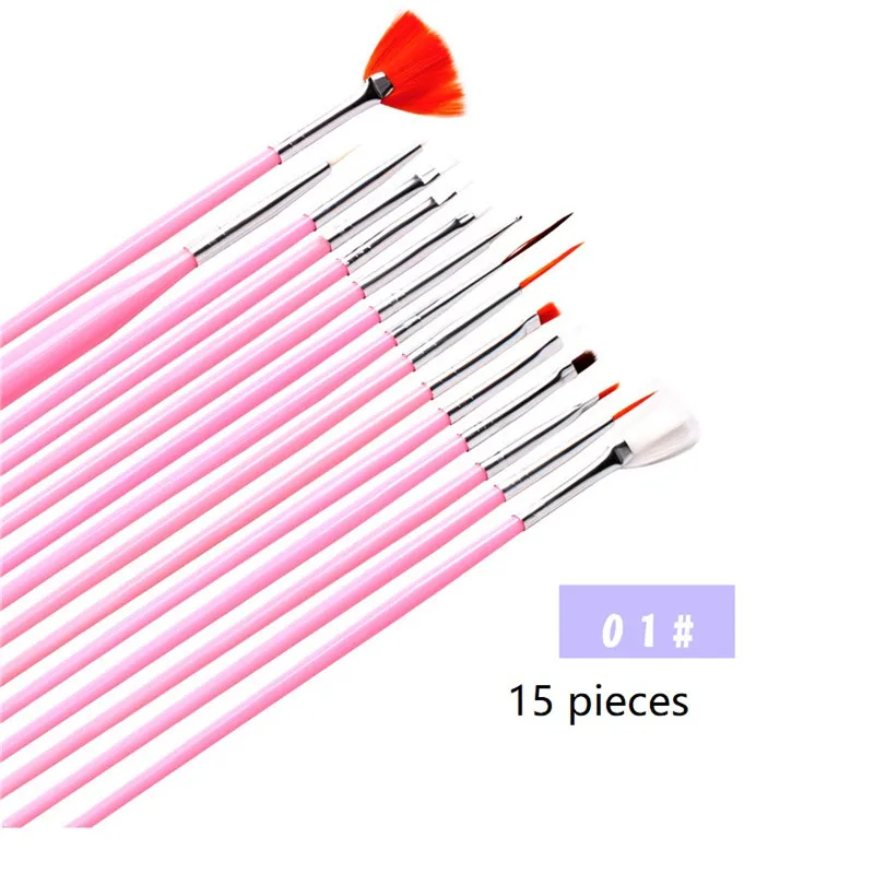 Conjunto de Arte do Unha Kit de Manicure Unhas Caneta Pintura Ponto Arquivo Strass Acessórios Frete Grátis 2 Conjuntos e kits