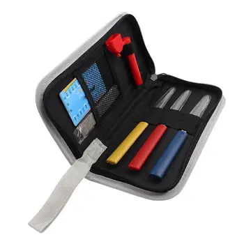 

6Pcs/Set Guitar Files Ruler Winder String Action Gauge Luthier Repair Tools