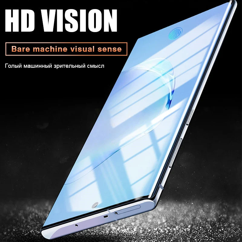 100D полное покрытие закаленное стекло для Samsung Galaxy NOTE 10 8 S10 5g S8 S9 plus Защита экрана S20