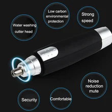 Триммер для волос в носу для домашнего использования, для носа и лица, электрический триммер для волос, бритва JS11