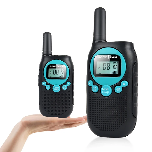 Talkie-walkie Rechargeable Longue Portée pour Enfants et Adultes PMR446 8  Canaux Talky Walky sans Licence Émetteur-Récepteur VOX PTT avec Batterie  Intimité Code pour la Randonnée en Camping Ski : : High-Tech