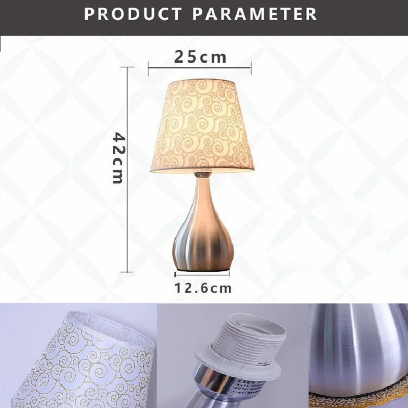 Современные настольные лампы, прикроватная лампа для спальни, Романтический Теплый настольный ночник, светильник для гостиной, кабинета, домашнего декора, светильник ing