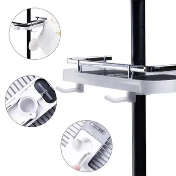 

Bathroom Shelf Shower Storage Rack High Quality Shampoo Towel Accessories Single Rack Bath Shower Storage Bathroom Tier Rac Y5C3