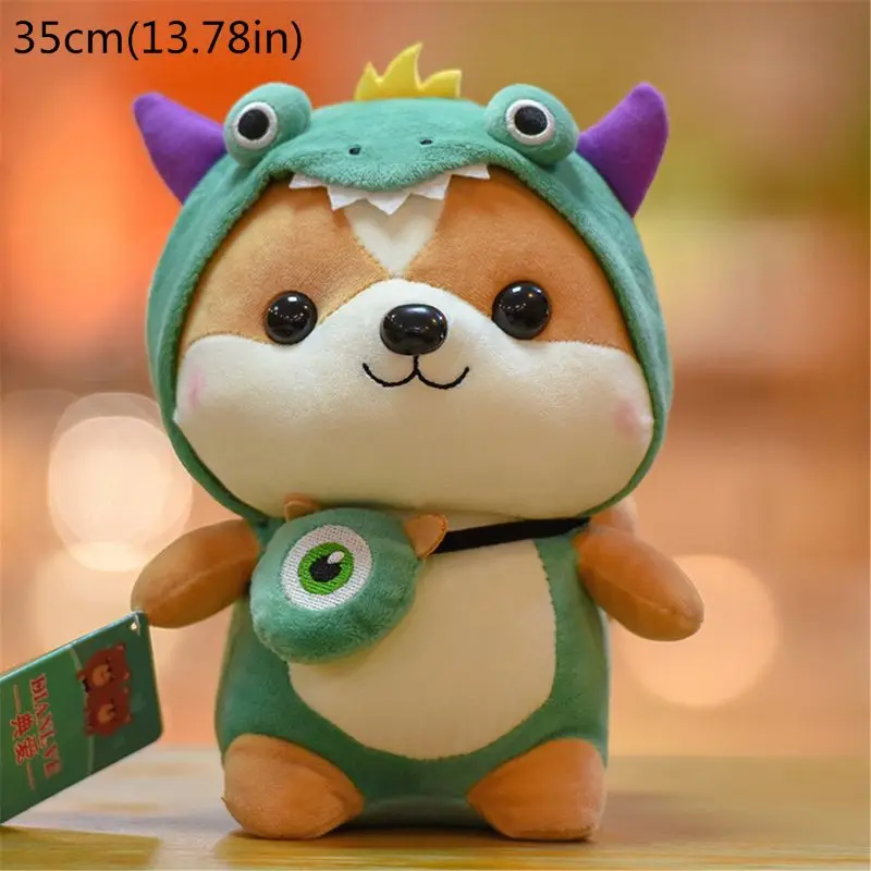 Cute Squirrel Plush Doll Toy In Clothes Bee Dinosaur Elk 8 5 18 Boy Girl Gift 3