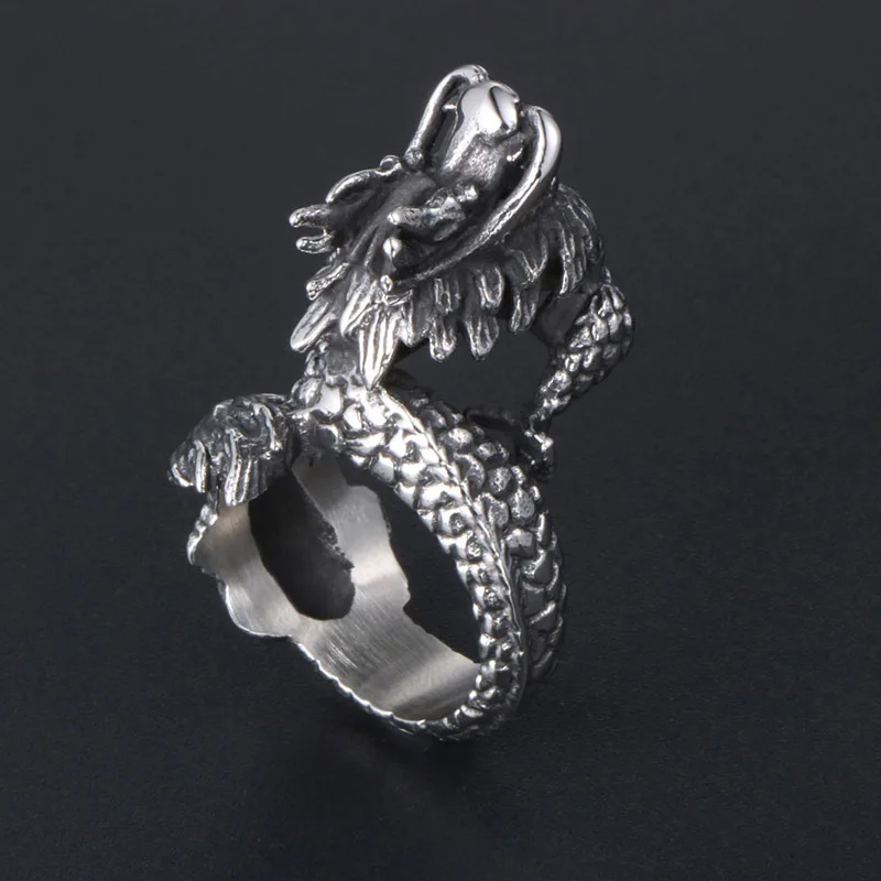 Adjustable Dragon Snake Ring For Women Girls Men