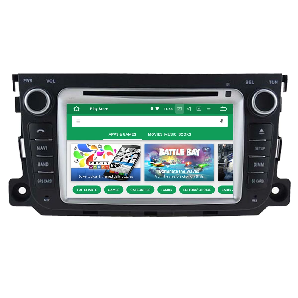 Flash Deal RoverOne Car Multimedia Player For Mercedes For Smart Fortwo 2012 2013 2014 2015 2016 Android 9.0 Radio Stereo GPS Navigation 4