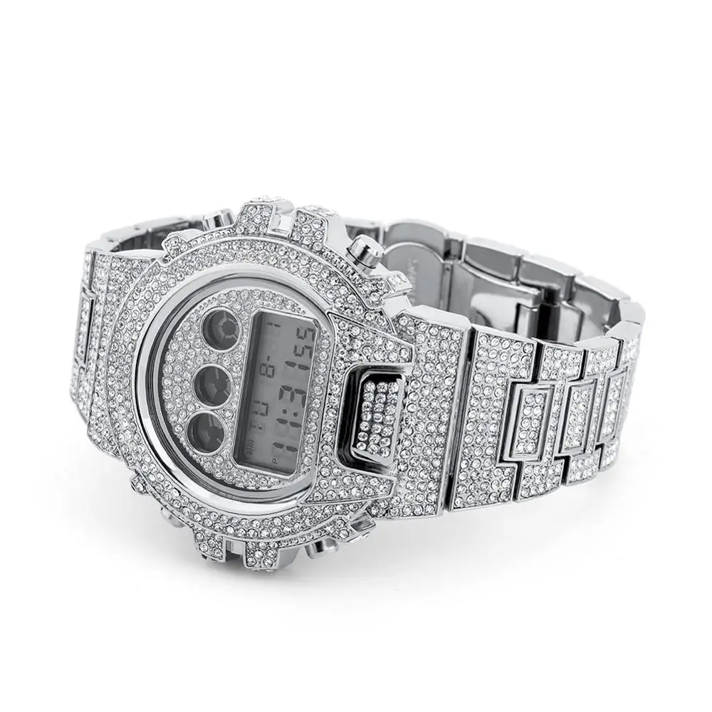 Digital movt stainless steel watch Clearance