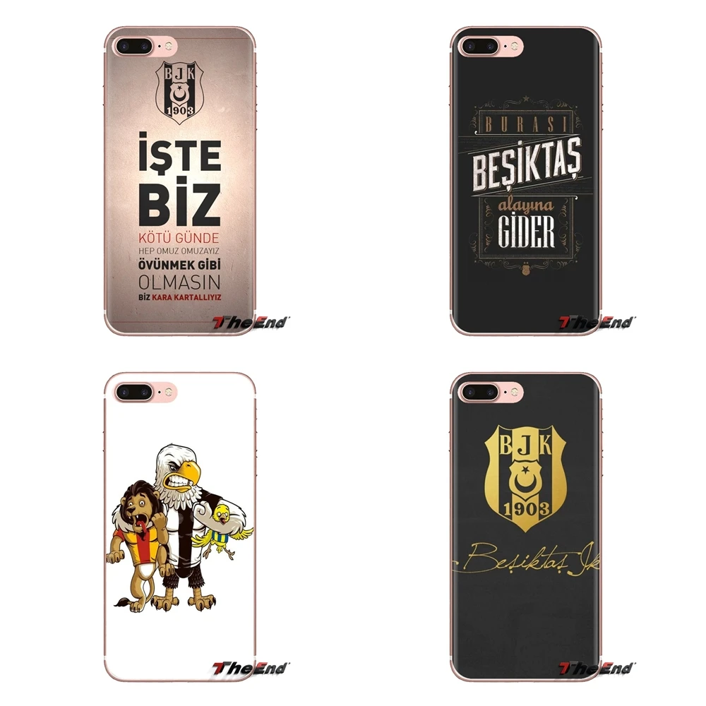 For Huawei G7 G8 P7 P8 P9 Lite Honor 4C 5X 5C 6X Mate 7 8 9 Y3 Y5 Y6 II 2 Pro 2017 football besiktas jk feda Soft Cases |