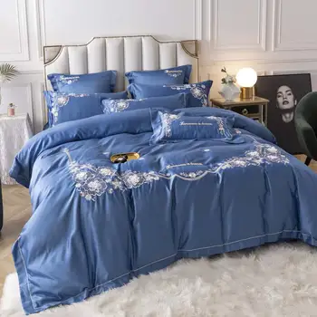 

Svetanya Cotton Bedding Set embroidery Bed Linens