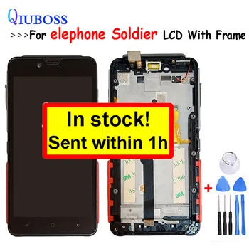 

5.5'' For Elephone Soldier LCD Display+Touch Screen Digitizer Assembly With Frame+ Tools