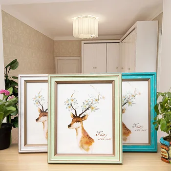 

1PCS Children's Photo Frame Creative Foam Picture Frames PS Retro Wall Pendulum Frame