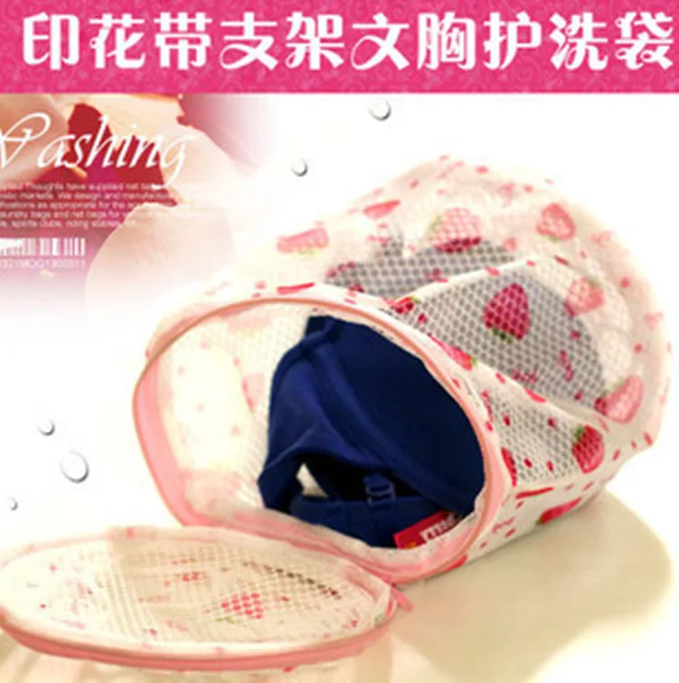 Печать Складной Bracket brasses Wash Bag Роза сумка для стирки белья круглая в кармане