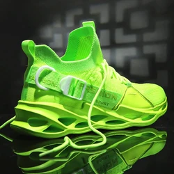 Men's Sneakers Mesh Breathable Plus Size Sneakers Women Summer 2021 High Quality Platform Casual Light Soft Fashion Couple Shoes
