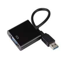 USB к VGA адаптер USB 2,0/3,0 к VGA внешняя видео карта мульти дисплей конвертер для настольного ноутбука ПК Монитор Проектор