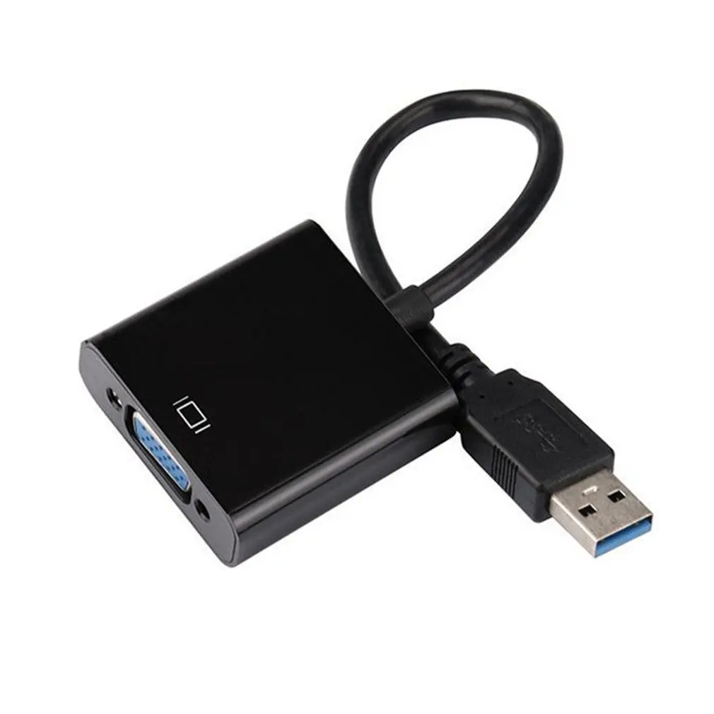 

USB To VGA Adapter USB 2.0/3.0 to VGA External Video Card Multi Display Converter for Desktop Laptop PC Monitor Projector