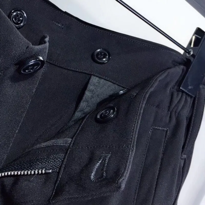 Хлопковые шаровары с принтом в готическом стиле Свободные мешковатые брюки