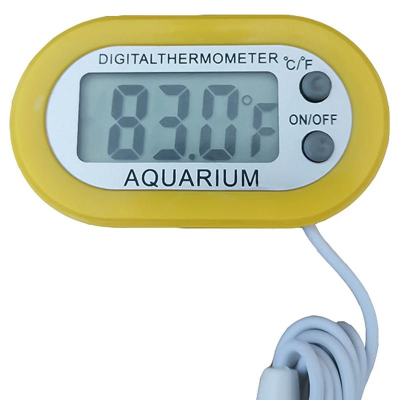New Creative Aquarium Thermometer With Fuselage Fixed Sucker Can Be Converted To Fahrenheit And Celsius With Switch