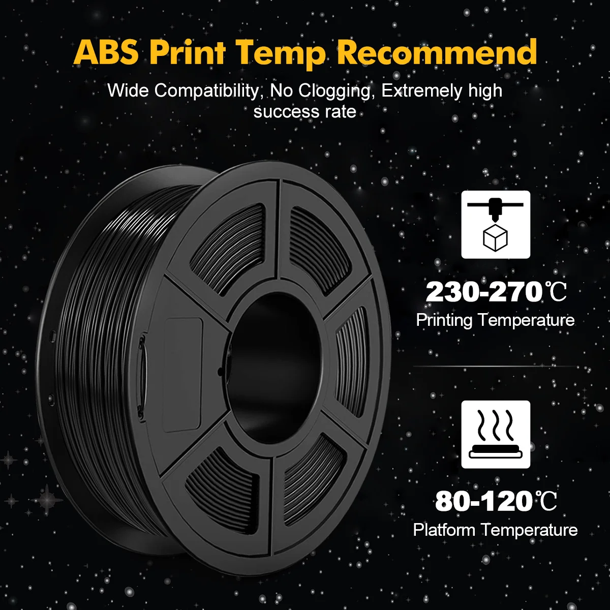 ABS  3D Printer Filament 1KG 1.75MM Children Creative Model Material Non Toxic Tolerance +/-0.02 Electroplating BELIVEER filament polycarbonate