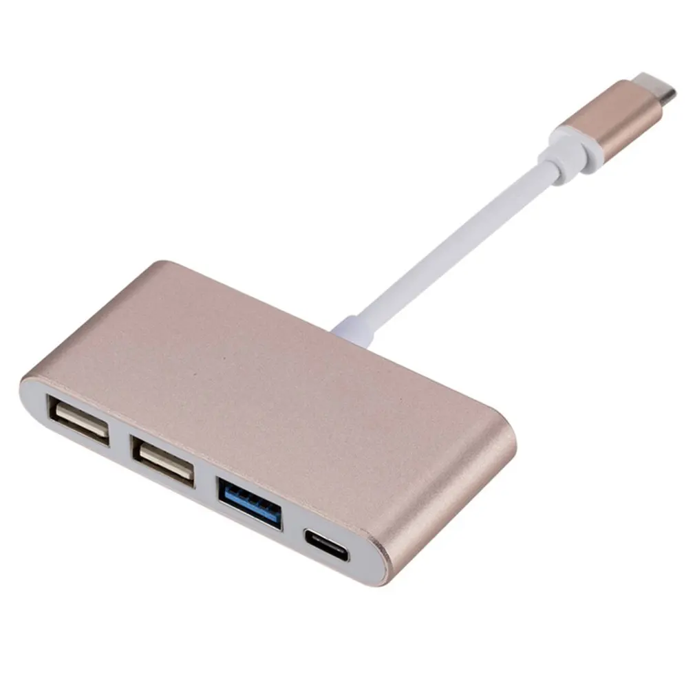 4 в 1 UBS type-C до 3 USB 3,0+ USB-C Зарядка для школы, больницы кабель type-C к тип-c 3HUB/USB3.0 Супер скорость