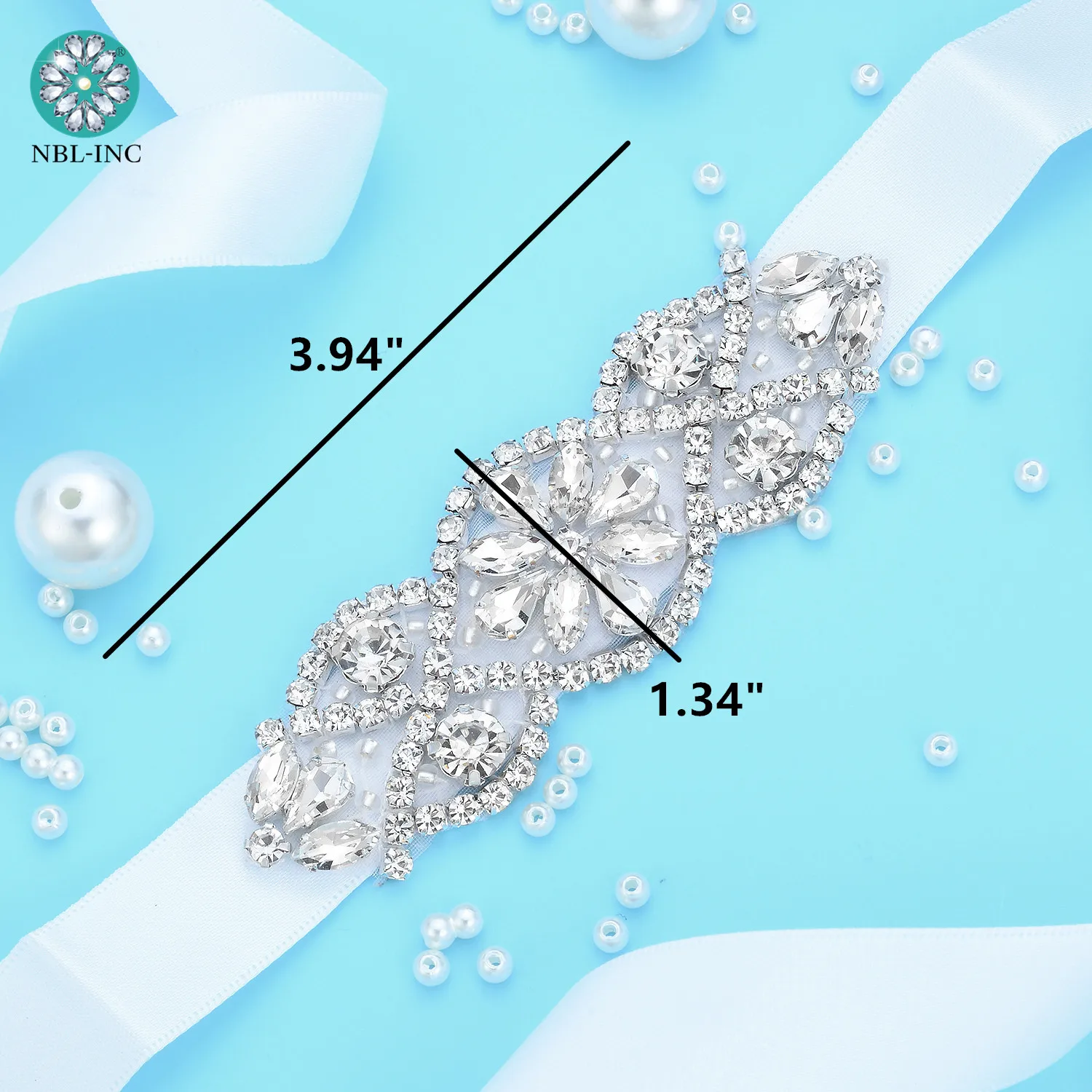 1PC Rhinestones Bridal belt diamond wedding dress belt crystal satin wedding bridal sash for dress WDD1122 bridal waistband bridal dress decoration