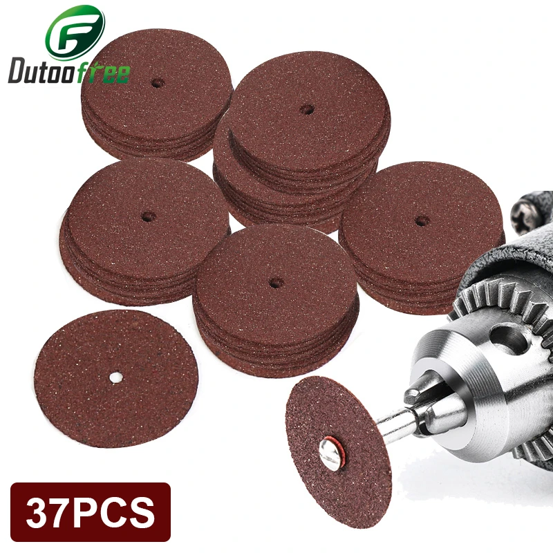 37PCS Power Tool Dremel Accesories Abrasive Cutting Discs Cut Off
